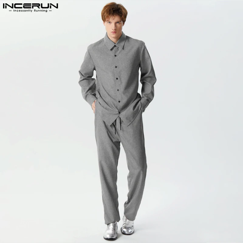 INCERUN 2023 American Style Fashion Men's Sets Long Sleeved Shirts Pants Casual Simple Male Two Tone Effect Two-piece Sets S-5XL
INCERUN 2023 American Style Fashion Men's Sets Long Sleeved Shirts Pants Casual Simple Male Two Tone Effect Two-piece Sets S-5XL