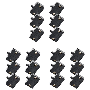 Promotion! 18Pcs Door LED Switch For Closet Light,Normally Closed Cabinet Electrical Lamp Switches,For Closet Pantry Cabinet Bla