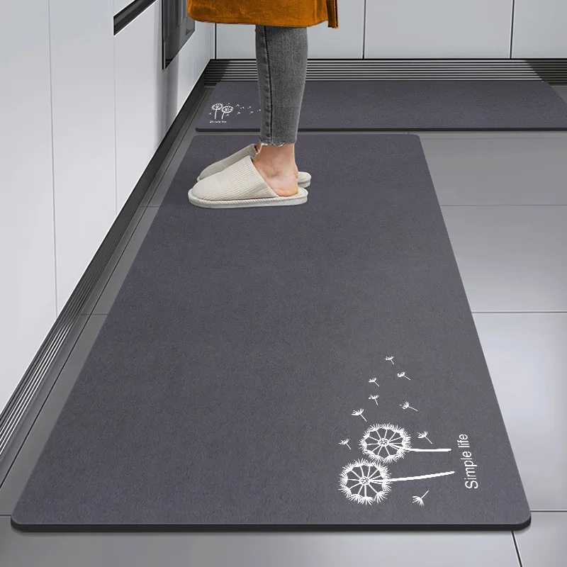 Anti-grease kitchen floor mats Absorbent bathroom floor mats household non-slip stain-resistant
Anti-grease kitchen floor mats Absorbent bathroom floor mats household non-slip stain-resistant