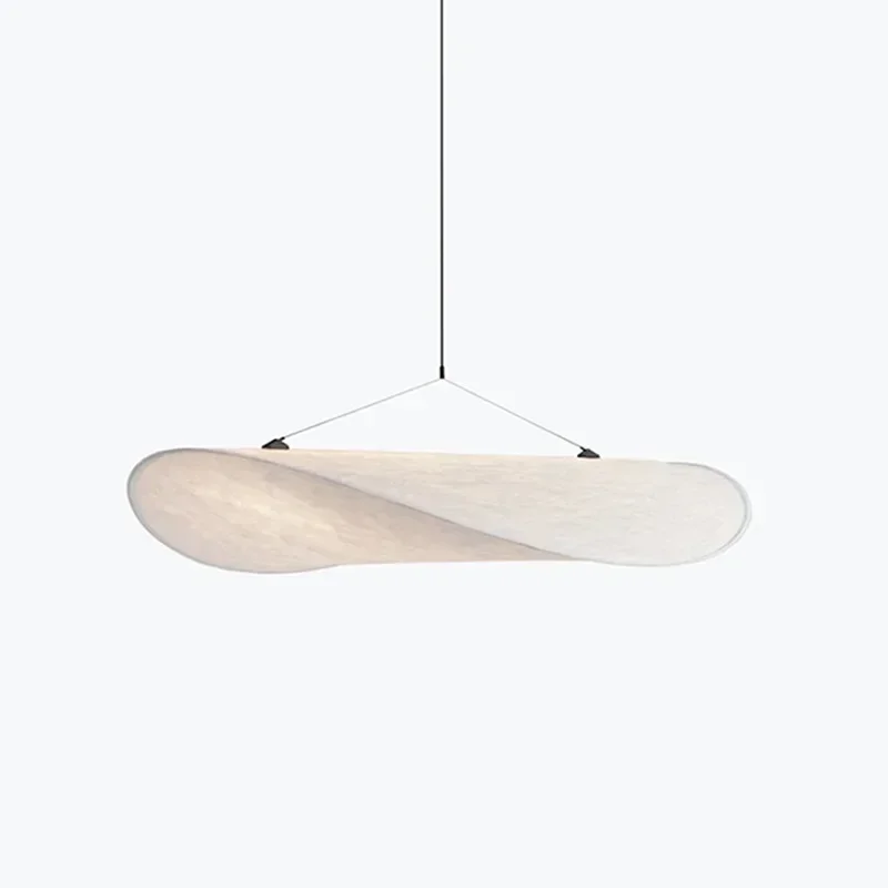 

Silk Fabric Tense LED Ceiling Chandelier for Living Room Home Decor Handmade Silk LED Pendant Hanging Lamp