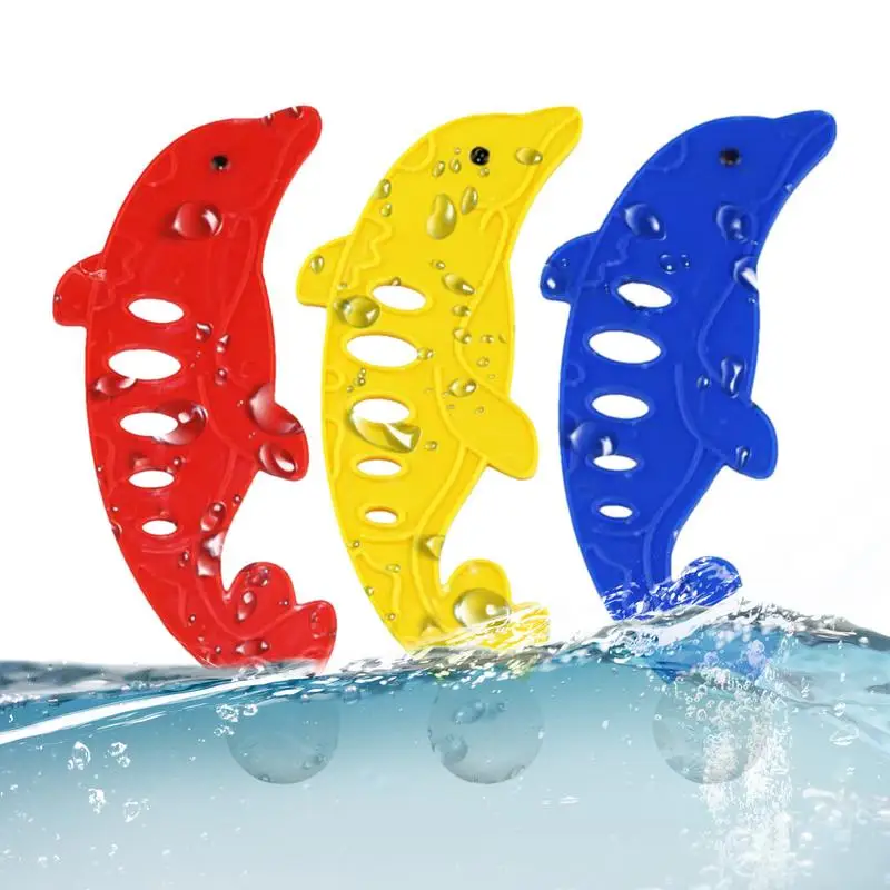 

Dive Toys For Kids Water Toys Underwater Pool Toy 3 Pcs Dolphin Swim Toys Diving Toys Set For Sinking Swimming Play Boys Girls