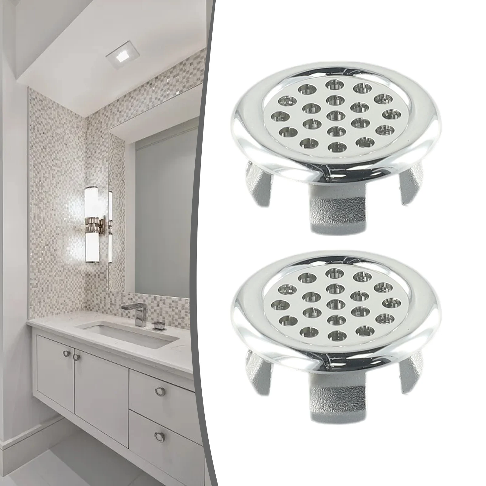 2 Pcs Replacement Bathroom Basin Faucet Sink Overflow Cover Basin Sink Overflow Ring Insert Hole Cover Cap Bathroom Accessories
2 Pcs Replacement Bathroom Basin Faucet Sink Overflow Cover Basin Sink Overflow Ring Insert Hole Cover Cap Bathroom Accessories