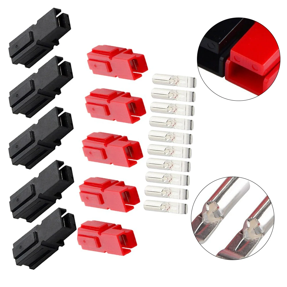 5 Pairs Black Connector 30A Amp 600V Power Marine Connector Pole Red Black Red Connector Terminal Car Accessories
5 Pairs Black Connector 30A Amp 600V Power Marine Connector Pole Red Black Red Connector Terminal Car Accessories