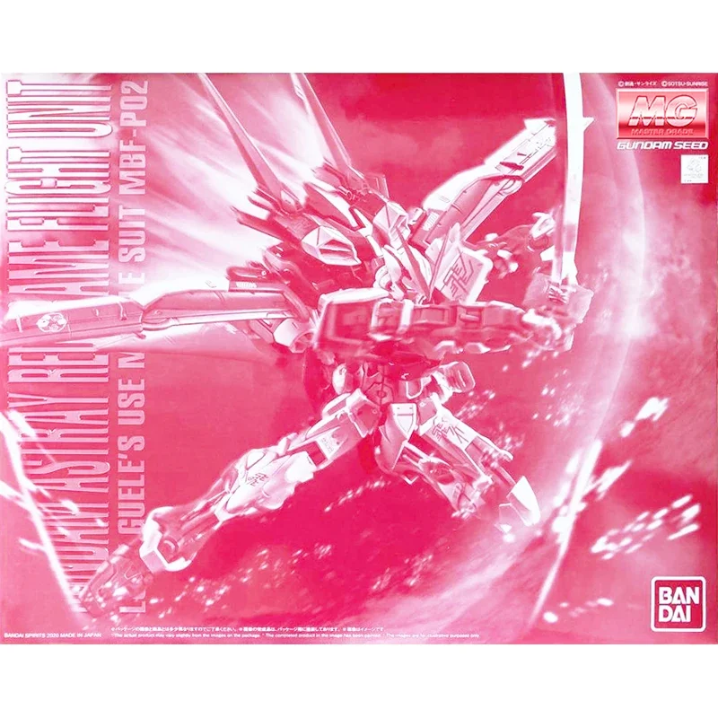 

Anime Figure Original Bandai Gundam PB LIMIT MG 1/100 MBF-P02 ASTRAY RED FRAME FLIGHT UNIT Assembly Model Anime Action Figures