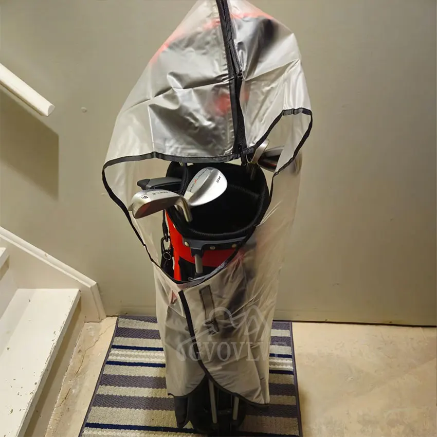 Golf Bag Rain Cover PVC Trolley Rain cover Outdoors Portable Golf Bag Protection Rain Cape Waterproof Windproof Golf Rain Hood Golf Bag Rain Cover PVC Trolley Rain cover Outdoors Portable Golf Bag Protection Rain Cape Waterproof Windproof Golf Rain Hood