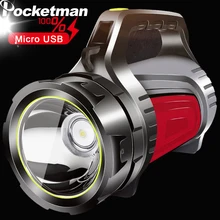 POCKETMAN High Power Work Light 100W LED Searchlight USB Rechargeable Spotlight Long Range Flashlight Handheld Work Lamp Torch
POCKETMAN High Power Work Light 100W LED Searchlight USB Rechargeable Spotlight Long Range Flashlight Handheld Work Lamp Torch