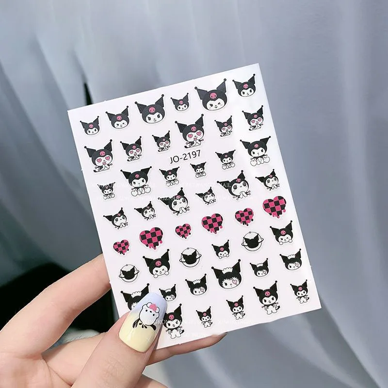 Kawaii Kuromi Pochacco Nail Stick Cartoon Cute Anime Series Sanrioed Decorative Sticker Girl Heart Accessories Gift for Girls
Kawaii Kuromi Pochacco Nail Stick Cartoon Cute Anime Series Sanrioed Decorative Sticker Girl Heart Accessories Gift for Girls