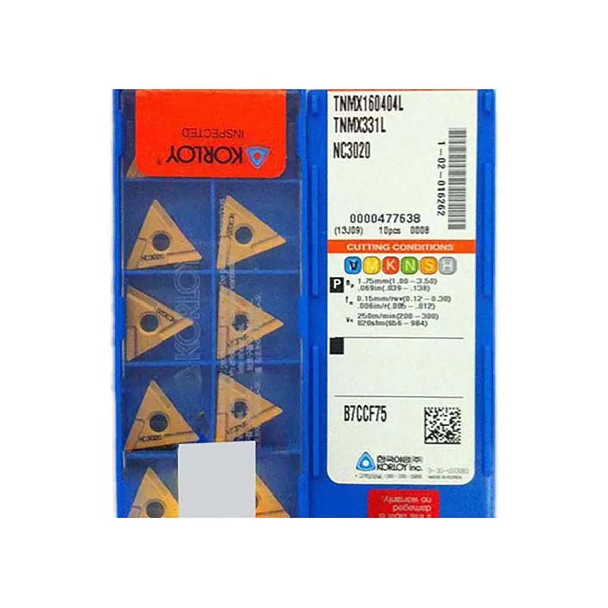 KORLOY 100% Original TNMX TNMX16 TNMX1604 TNMX160404R TNMX160404L TNMX160408R TNMX160408L Medium Carbide Turning Inserts Tools
KORLOY 100% Original TNMX TNMX16 TNMX1604 TNMX160404R TNMX160404L TNMX160408R TNMX160408L Medium Carbide Turning Inserts Tools