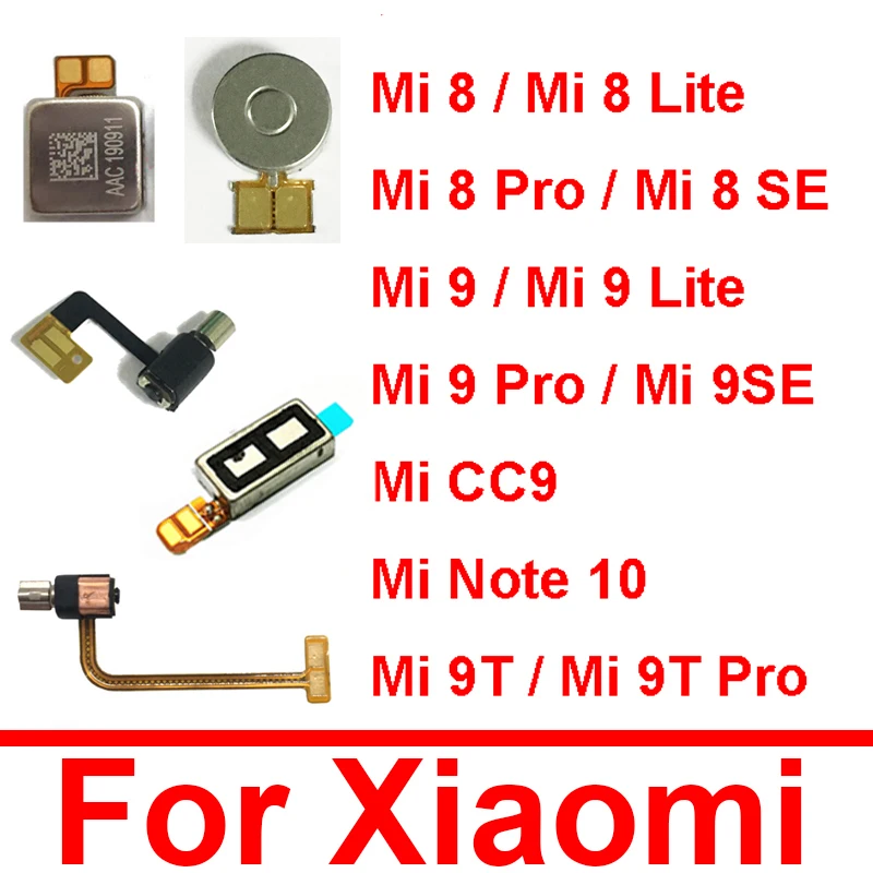 

Vibrator Flex Ribbon Module For Xiaomi Mi 8 9 9T Pro Lite SE 9SE CC9 CC9E Mi Note 10 Pro Note 10 Lite Vibration Motor Flex Cable