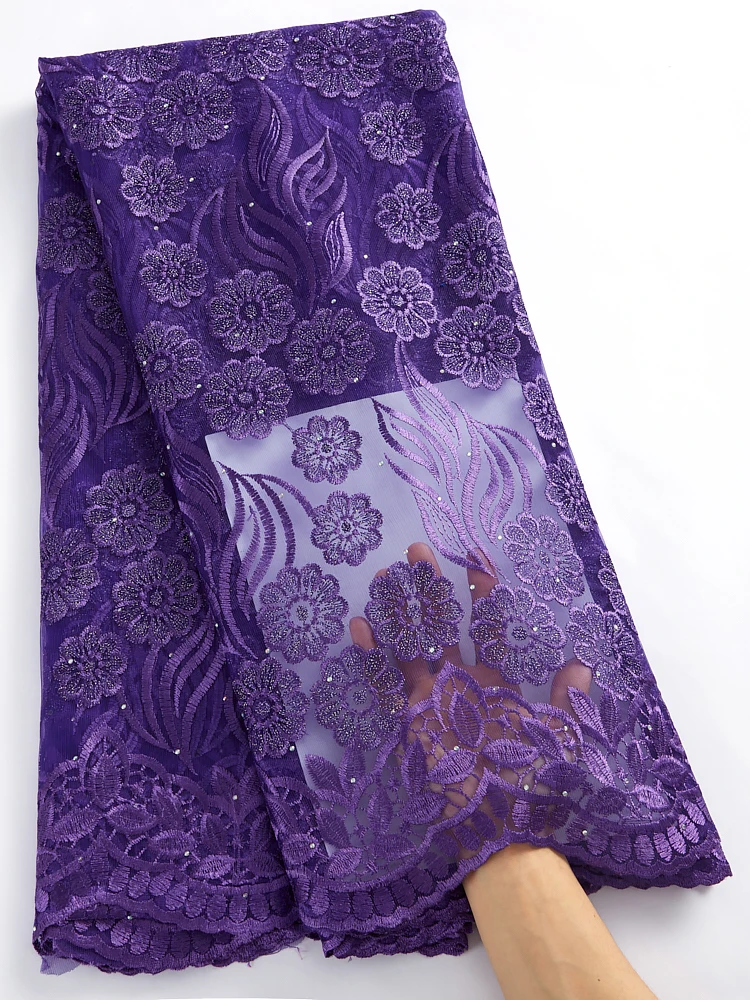 Zhenguiru AfricanLace Fabrics 2022 High Quality Nigerian Tulle Lace Fabrics French Embroidery Mesh lace Fabrics For Party A2838
Zhenguiru AfricanLace Fabrics 2022 High Quality Nigerian Tulle Lace Fabrics French Embroidery Mesh lace Fabrics For Party A2838