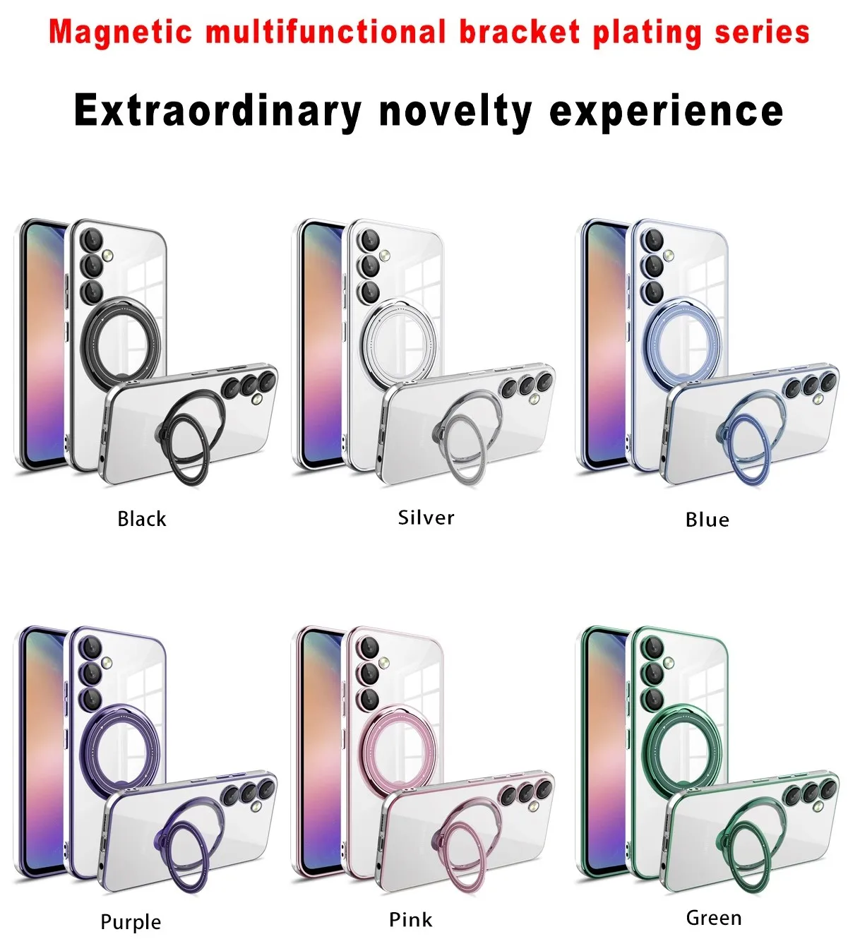 360 Rotating Bracket Ring Case For Samsung Galaxy S24 S23 S22 Ultra A15 A54 A34 A24 A52 A13 A14 Magsafe Wireless Charging Cover
360 Rotating Bracket Ring Case For Samsung Galaxy S24 S23 S22 Ultra A15 A54 A34 A24 A52 A13 A14 Magsafe Wireless Charging Cover