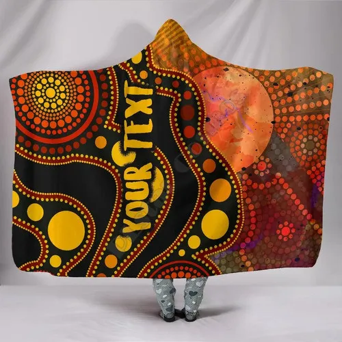 Custom Text Australia Indigenous Flag Circle Dot Painting Art Hooded Blanket 3D Printed Wearable Blanket Adults For Kids Blanket
Custom Text Australia Indigenous Flag Circle Dot Painting Art Hooded Blanket 3D Printed Wearable Blanket Adults For Kids Blanket