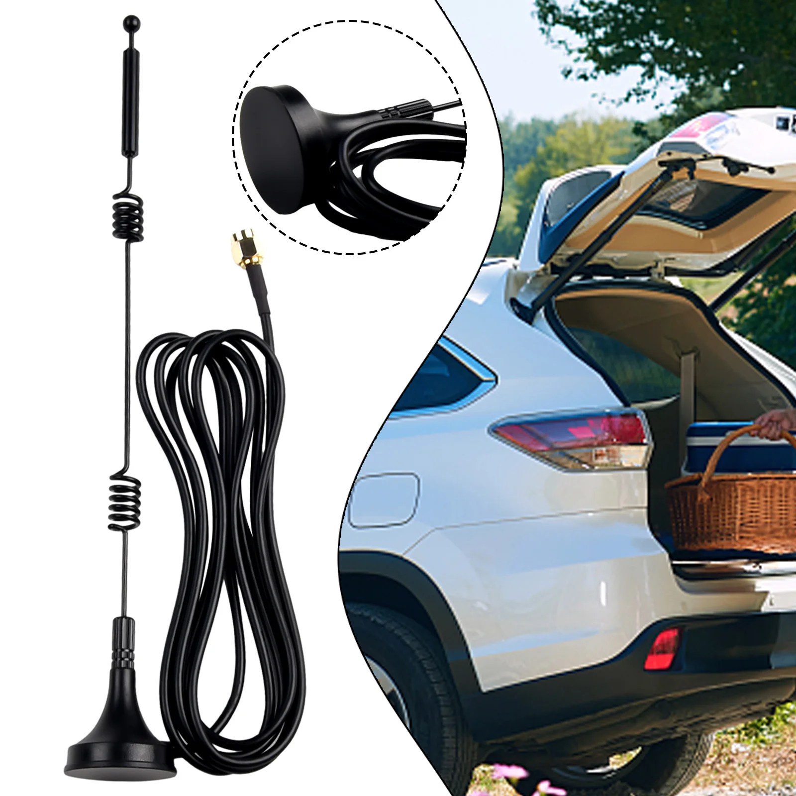 12dBi Antenna Antenna 1pcs 2.4G/5.8GHz Dual Band External Magnetic Base WiFi Antenna New Style Practical To Use
12dBi Antenna Antenna 1pcs 2.4G/5.8GHz Dual Band External Magnetic Base WiFi Antenna New Style Practical To Use