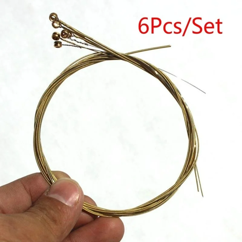 6pcs/Set Guitar Strings brass For Acoustic Guitar Accessory Wire gauge set acoustic guitar Hexagonal Steel Core Strings
6pcs/Set Guitar Strings brass For Acoustic Guitar Accessory Wire gauge set acoustic guitar Hexagonal Steel Core Strings