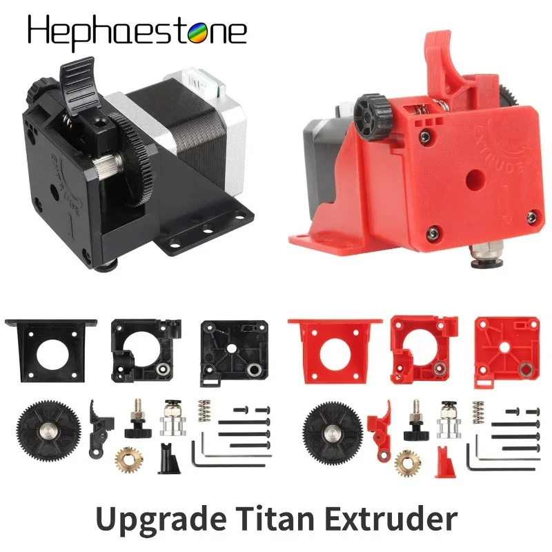 

3D Printer Parts Titan Extruder Fully Kits For V6 J-head Bowden Mounting Bracket 1.75mm Filament E3D V6 Hotend 3:1 Ratio