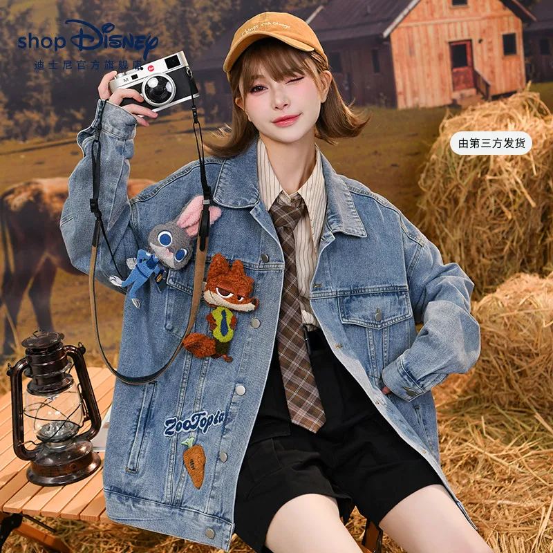 Disney Official Mad Animal City Judic 2023 Denim Coat Washed Old Spring New Couple Wear Comfortable Casual Relaxed Slims
Disney Official Mad Animal City Judic 2023 Denim Coat Washed Old Spring New Couple Wear Comfortable Casual Relaxed Slims