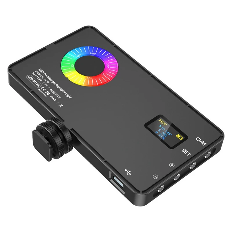 RGB LED Video Fill Light 4000Mah Battery Rechargeable Video Light Used For Photography Video Live Fill Easy To Use
RGB LED Video Fill Light 4000Mah Battery Rechargeable Video Light Used For Photography Video Live Fill Easy To Use