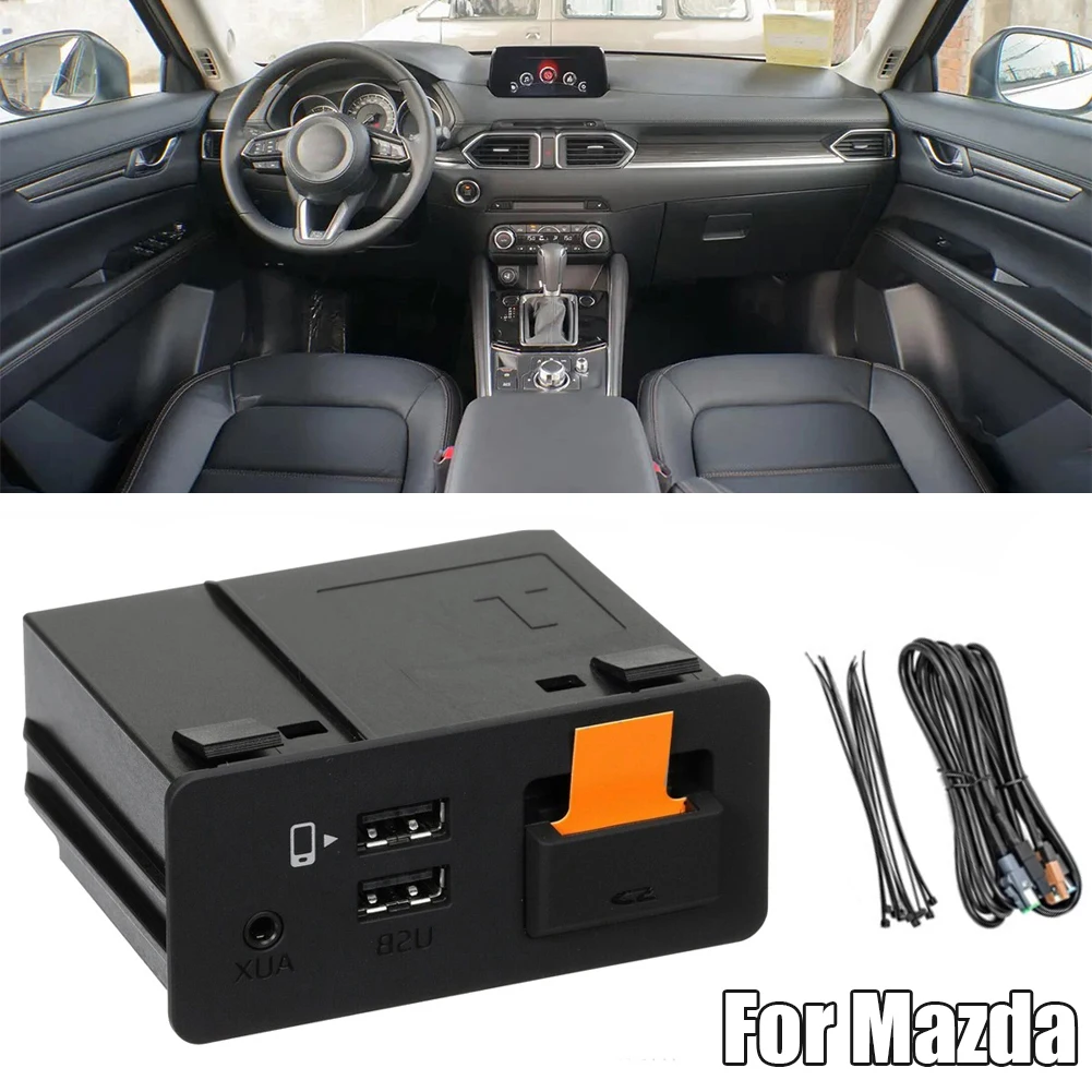 1set 12V USB Car Carplay Adaptor Auto Hub Retrofit Kit Fit For Mazda 3 6 CX-3 CX-5 CX-9 Grand Touring TK78-66-9U0C Black
1set 12V USB Car Carplay Adaptor Auto Hub Retrofit Kit Fit For Mazda 3 6 CX-3 CX-5 CX-9 Grand Touring TK78-66-9U0C Black