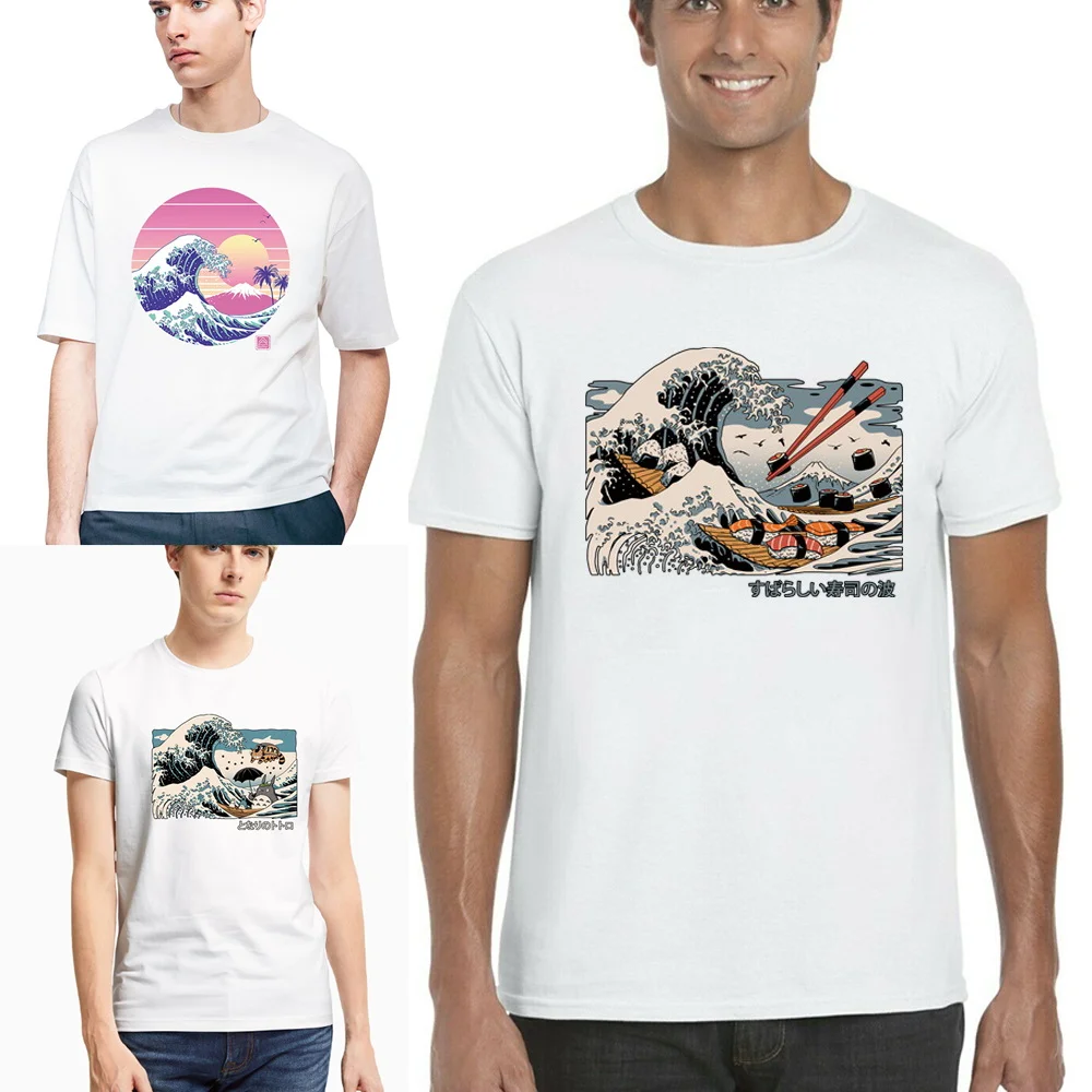 Wave Pattern Print O-neck Short-sleeve T-shirt Fashion Casual T Shirt for Men Summer Tee Harajuku Style Short Sleeve Elastic Top
Wave Pattern Print O-neck Short-sleeve T-shirt Fashion Casual T Shirt for Men Summer Tee Harajuku Style Short Sleeve Elastic Top