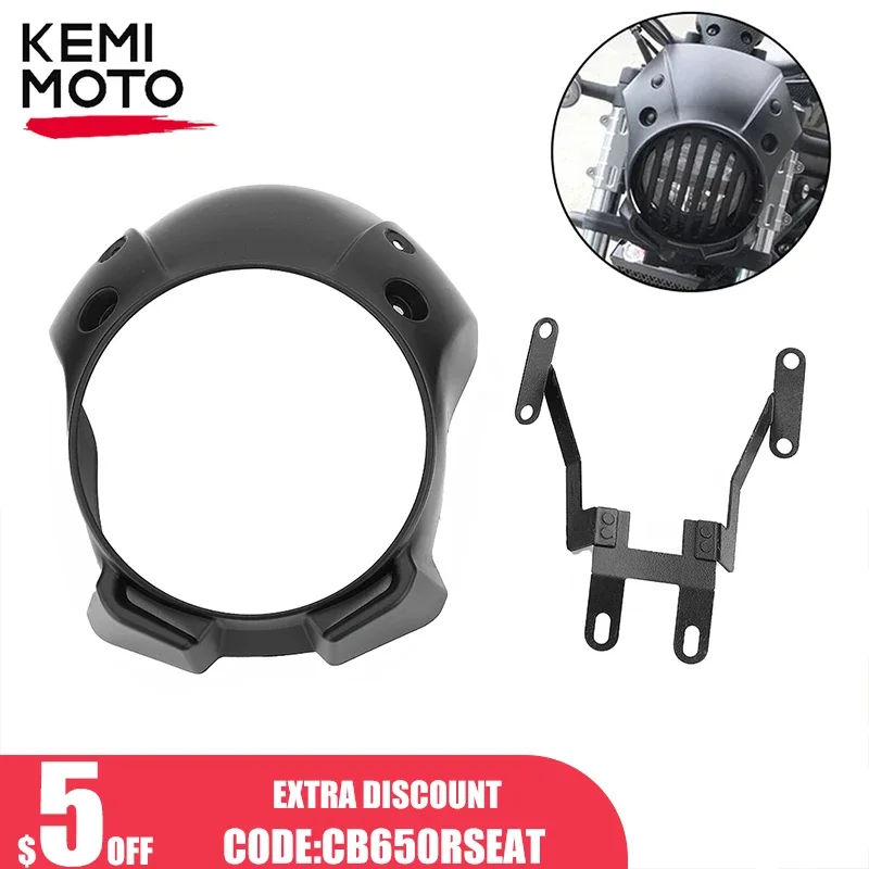 

CMX300 CMX500 Headlight Fairing Cowl Mask for Honda Rebel CMX 300 500 2017 2021 Headlight Protective Cover Windscreen Motorcycle