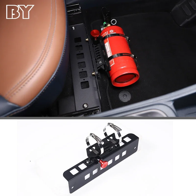 

Under Seat Fire Extinguisher Bracket For Ford Maverick 2022 Carbon Steel Auto Accessories