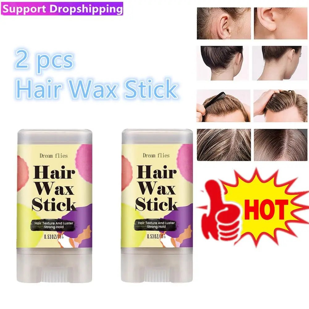 2pcs Professional Broken Hair Artifact Hair Wax Stick Gel Cream Styling Hair Frizz Fixed Fluffy Children Men And Women Styling
2pcs Professional Broken Hair Artifact Hair Wax Stick Gel Cream Styling Hair Frizz Fixed Fluffy Children Men And Women Styling