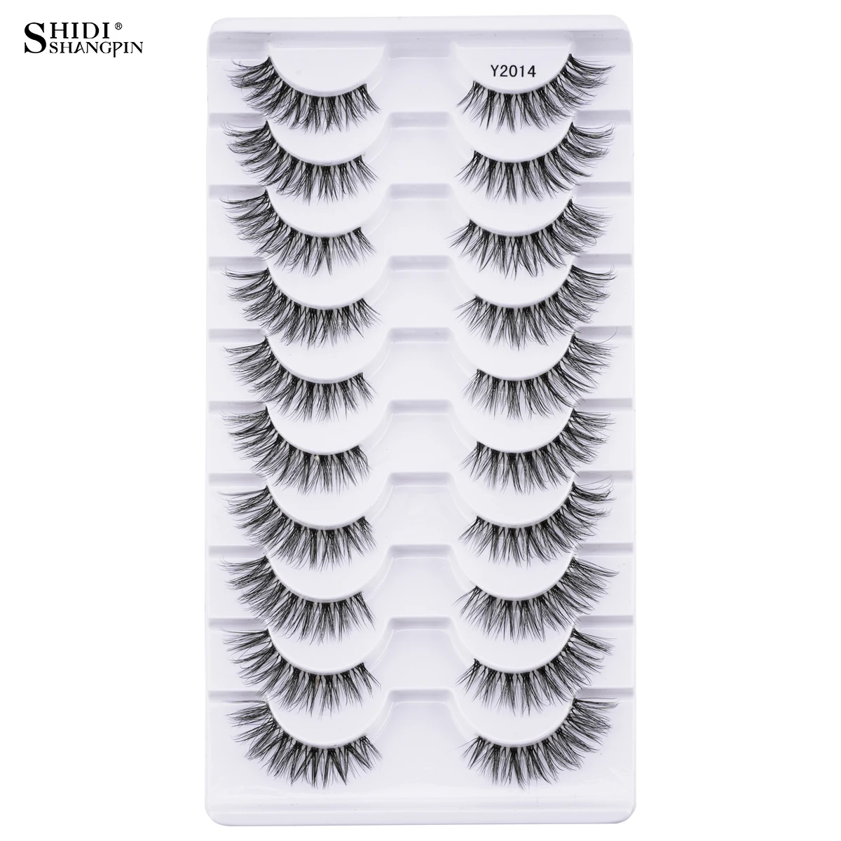 5/10 Pairs False Eyelashes Soft Natural Look Fluffy Wispy Lashes 3D Faux Mink Fake Eyelashes Clear Band Eye Lashes Make up 1 Saf32ddc1dd6f42d595353dd135a06d40O