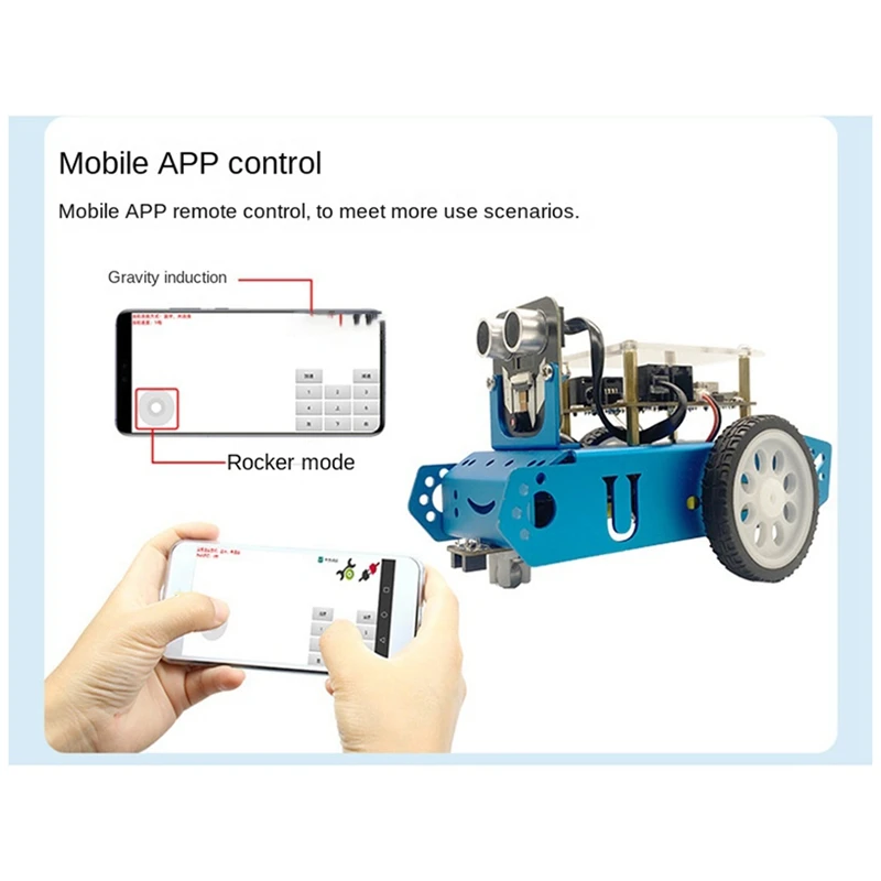 Programming Smart Robot Car Smart Robot Kit Electronic Assembly Kit Remote Control DIY Learning Kit
Programming Smart Robot Car Smart Robot Kit Electronic Assembly Kit Remote Control DIY Learning Kit