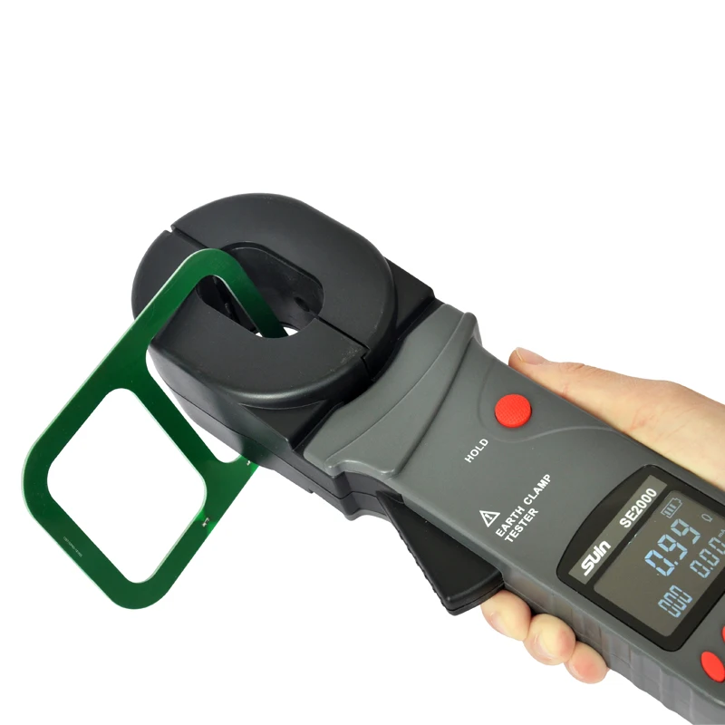 Suin SE2000 Digital Clamp Ground Earth Tester Resistance Meter With 300 Groups Data Storage
Suin SE2000 Digital Clamp Ground Earth Tester Resistance Meter With 300 Groups Data Storage