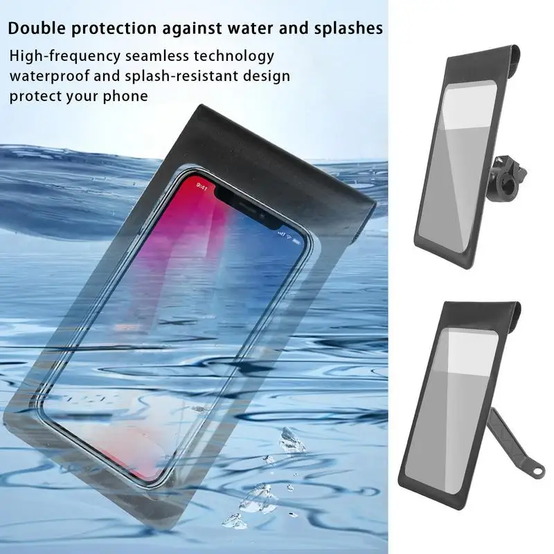Waterproof Motorcycle Phone Holder Rain Proof Motorcycle Handlebar Phone Bag Anti Shake Motorbike Rear View Mirror Stand Mount
Waterproof Motorcycle Phone Holder Rain Proof Motorcycle Handlebar Phone Bag Anti Shake Motorbike Rear View Mirror Stand Mount