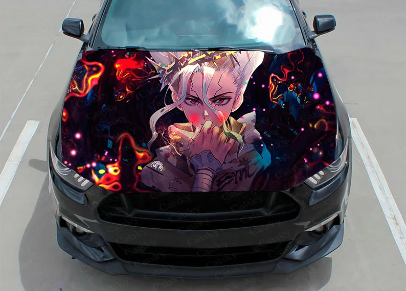 Dr.STONE anime Car Decal Graphics Vinyl decal Cover Pattern Packaging Decal custom DIY design hood engine Decal Stickers
Dr.STONE anime Car Decal Graphics Vinyl decal Cover Pattern Packaging Decal custom DIY design hood engine Decal Stickers