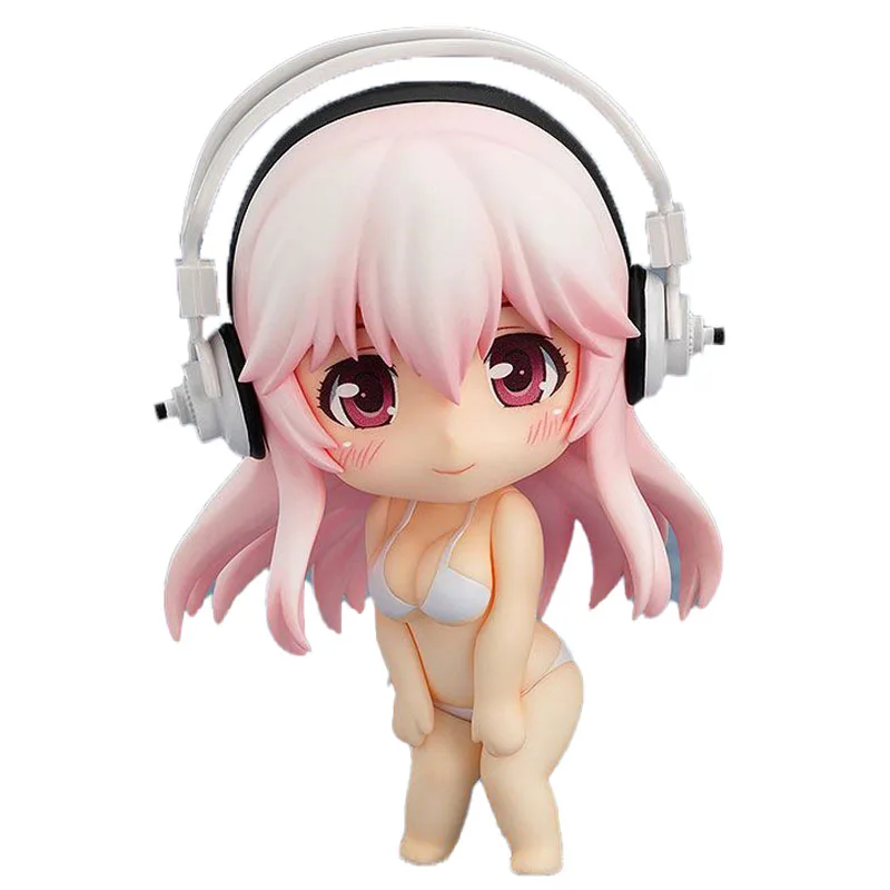 

In Stock Original Genuine GSC Good Smile NENDOROID 436 SUPER SONICO Authentic Collection Model Animation Character Action Toy