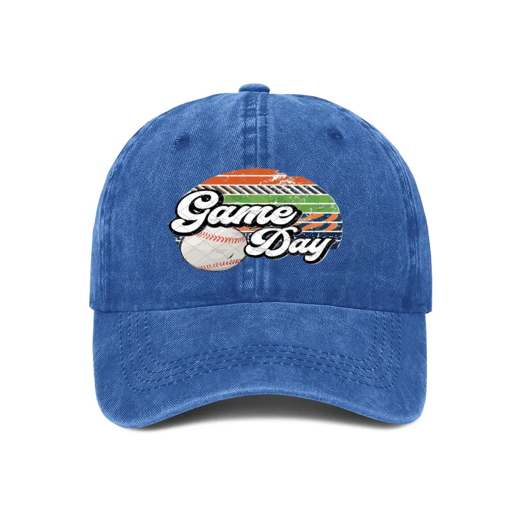 

Fashion Baseball Game Day Baseball Caps Women Men Snapback Cap Female Male Visors Sun Hat Unisex Adjustable Cotton Trucker Hats