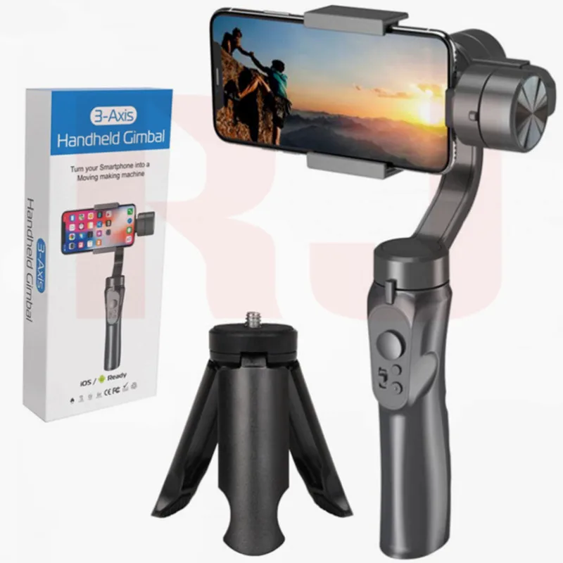 

TikTok Hot Sell H4 F6 3Axis Steadycam Video Gimbal Auto Face Tracking Phone Handheld Camera Stabilizers