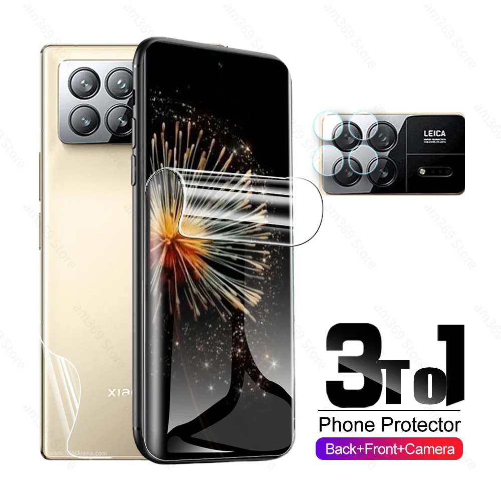 

3To1 Back Hydrogel Film For Xiaomi Mix Fold 3 5G Screen Protector Xaomi Xiomi Mi MixFold 3 Fold3 MixFold3 2023 Camera Lens Glass