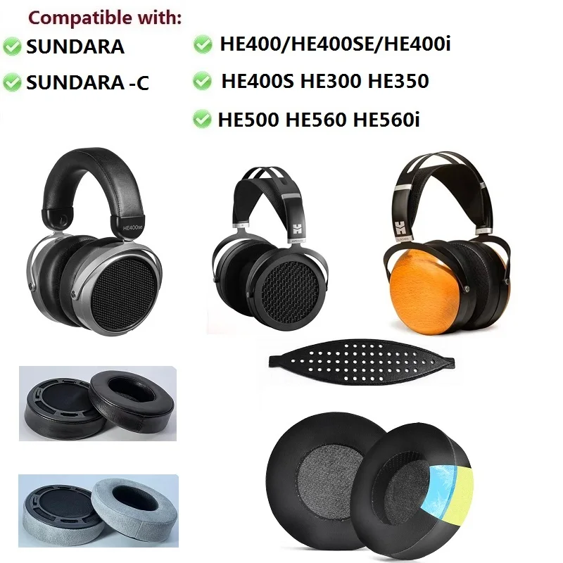 Ear Pads For Hifiman SUNDARA HE400 HE400SE 400i 400s HE560 560i HE500 300 350 headphones replacement earmuff earpillow headband Ear Pads For Hifiman SUNDARA HE400 HE400SE 400i 400s HE560 560i HE500 300 350 headphones replacement earmuff earpillow headband