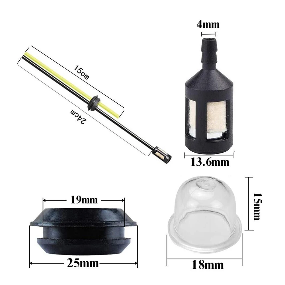 Fuel Filter Fuel Line Kits 2 Grommets 2 Set Fine Workmanship Fuel Line Snipper Line Trimmer Cutter High Quality
Fuel Filter Fuel Line Kits 2 Grommets 2 Set Fine Workmanship Fuel Line Snipper Line Trimmer Cutter High Quality