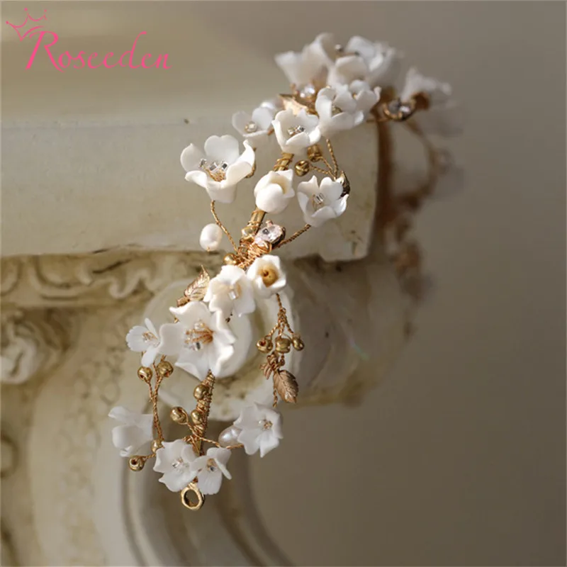 Bridal Hair Jewelry Handmade Luxury Enamel Flower Wedding Tiara Fresh Water Pearls Bridesmaids Bride Headband RE4585
Bridal Hair Jewelry Handmade Luxury Enamel Flower Wedding Tiara Fresh Water Pearls Bridesmaids Bride Headband RE4585