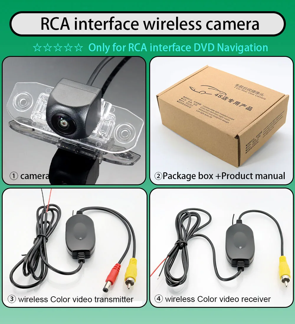 2.4 Ghz Wireless FishEye HD Car Rear View Camera For Volvo C70 V70 XC 70 XC70 1997~2013 XC90 XC 90 2002~2014 Car Parking Backup
2.4 Ghz Wireless FishEye HD Car Rear View Camera For Volvo C70 V70 XC 70 XC70 1997~2013 XC90 XC 90 2002~2014 Car Parking Backup