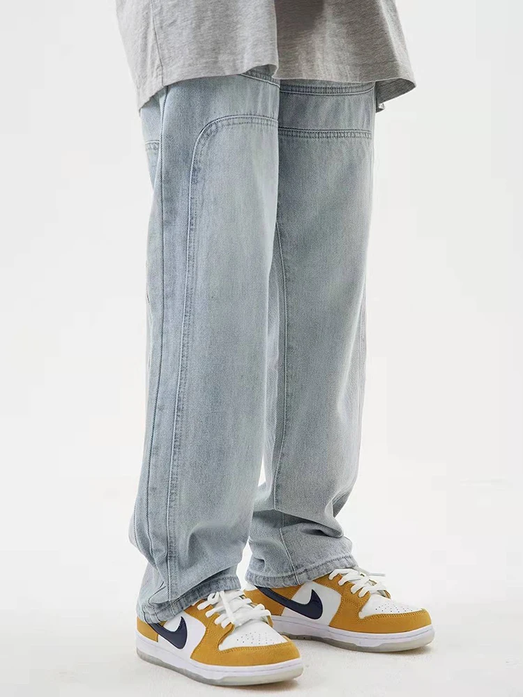 A3046 Street Style High Waist Women's Jeans Trendy Modern Personality Design Vintage Straight All-Match Thin Denim Pants Female
A3046 Street Style High Waist Women's Jeans Trendy Modern Personality Design Vintage Straight All-Match Thin Denim Pants Female