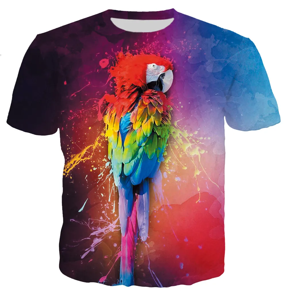 Casual Style T Shirt Streetwear Tee Parrot Men/women New Fashion Cool 3D Printed T-shirts
Casual Style T Shirt Streetwear Tee Parrot Men/women New Fashion Cool 3D Printed T-shirts