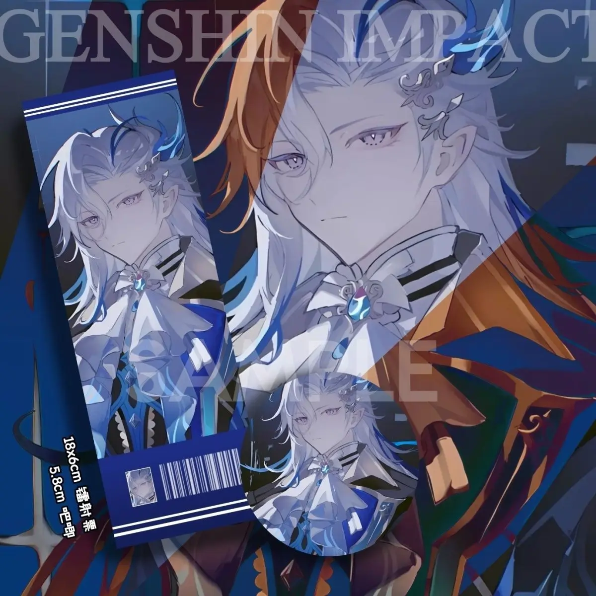 Игра «сделай сам» GS Impact Косплей Neuvillette Merch Iudex of Fountain лазерный билет значок подарок на день рождения коллекционный сувенир
Игра «сделай сам» GS Impact Косплей Neuvillette Merch Iudex of Fountain лазерный билет значок подарок на день рождения коллекционный сувенир