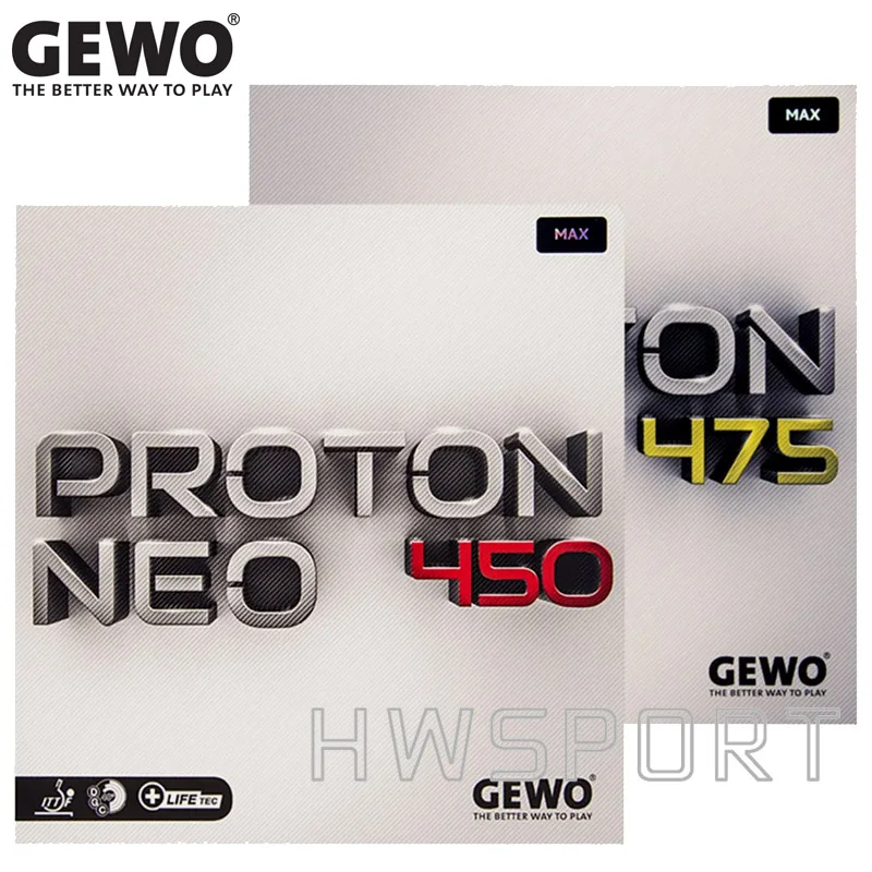 

GEWO PROTON NEO Table Tennis Rubber Non-sticky Tense Ping Pong Rubber Sheet with Pre-tuned High Dense Sponge Made In Germany