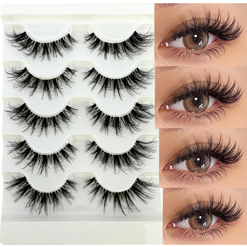 NEW 5pairs Mink Eyelashes Clear Band EyeLashes Crisscross Transparent Band False Eyelashes Handmade Dramatic Lashes Upper Lash
NEW 5pairs Mink Eyelashes Clear Band EyeLashes Crisscross Transparent Band False Eyelashes Handmade Dramatic Lashes Upper Lash