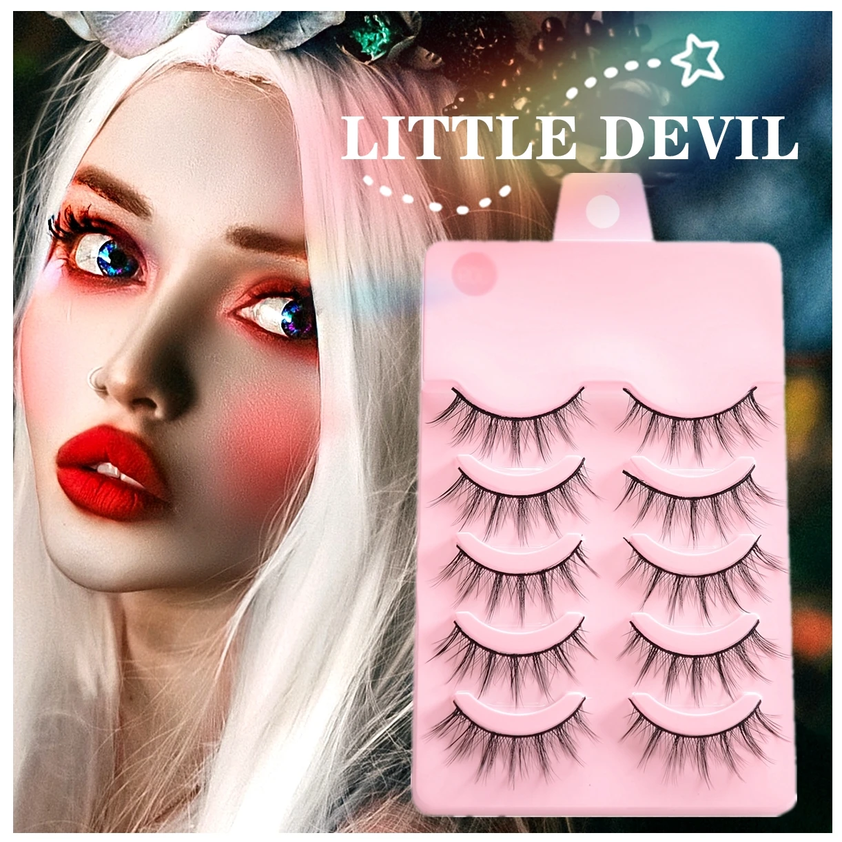 EYENGLE 4pairs Natural False Eyelashes Thin Band Hand Made Short Lighter Eyelash Cosplay Korean Fashion Wispy Extension Makeup Tools 17 EYENGLE 4pairs Natural False Eyelashes Thin Band Hand Made Short Lighter Eyelash Cosplay Korean Fashion Wispy Extension Makeup Tools -Zentai shop online Saf40f79734df419bb0a0a2cf55a0b597U.jpg