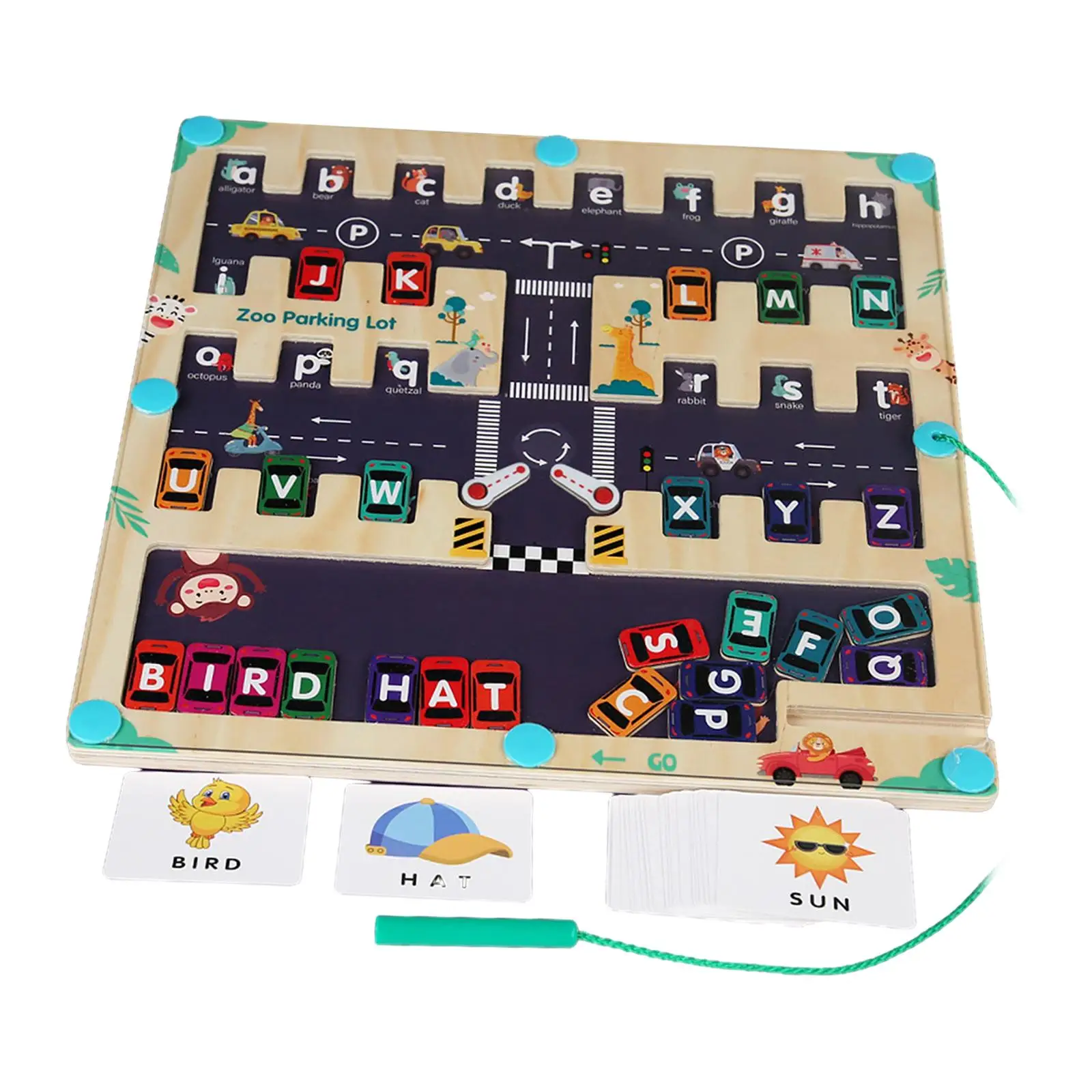 Magnetic Alphabet Maze Board Teaching Prop Alphabet Matching Puzzle for Kids
Magnetic Alphabet Maze Board Teaching Prop Alphabet Matching Puzzle for Kids