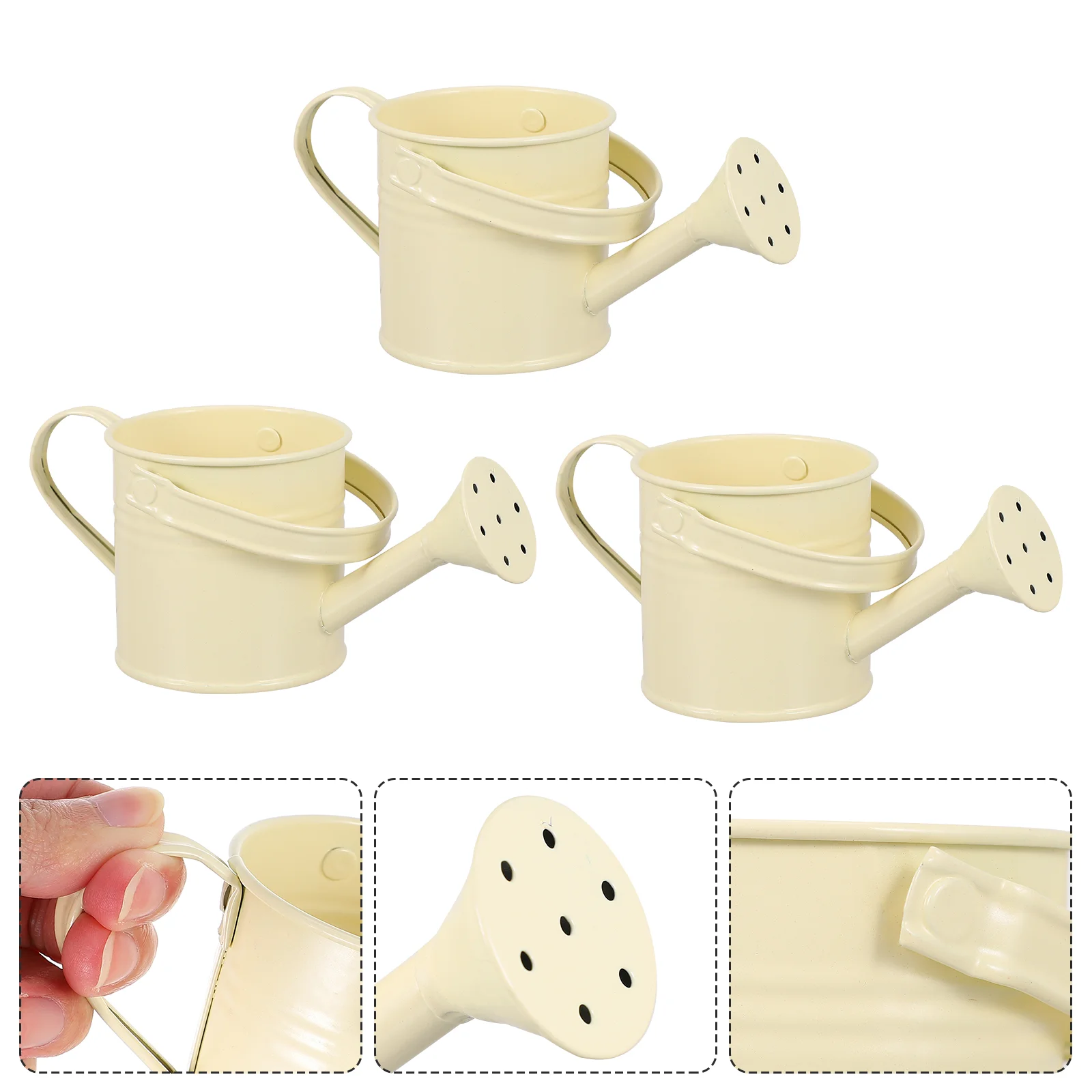 5 Pcs Outdoor Tin Watering Can Child Indoor Hanging Planters Small Portable Kettle Iron Beige
5 Pcs Outdoor Tin Watering Can Child Indoor Hanging Planters Small Portable Kettle Iron Beige