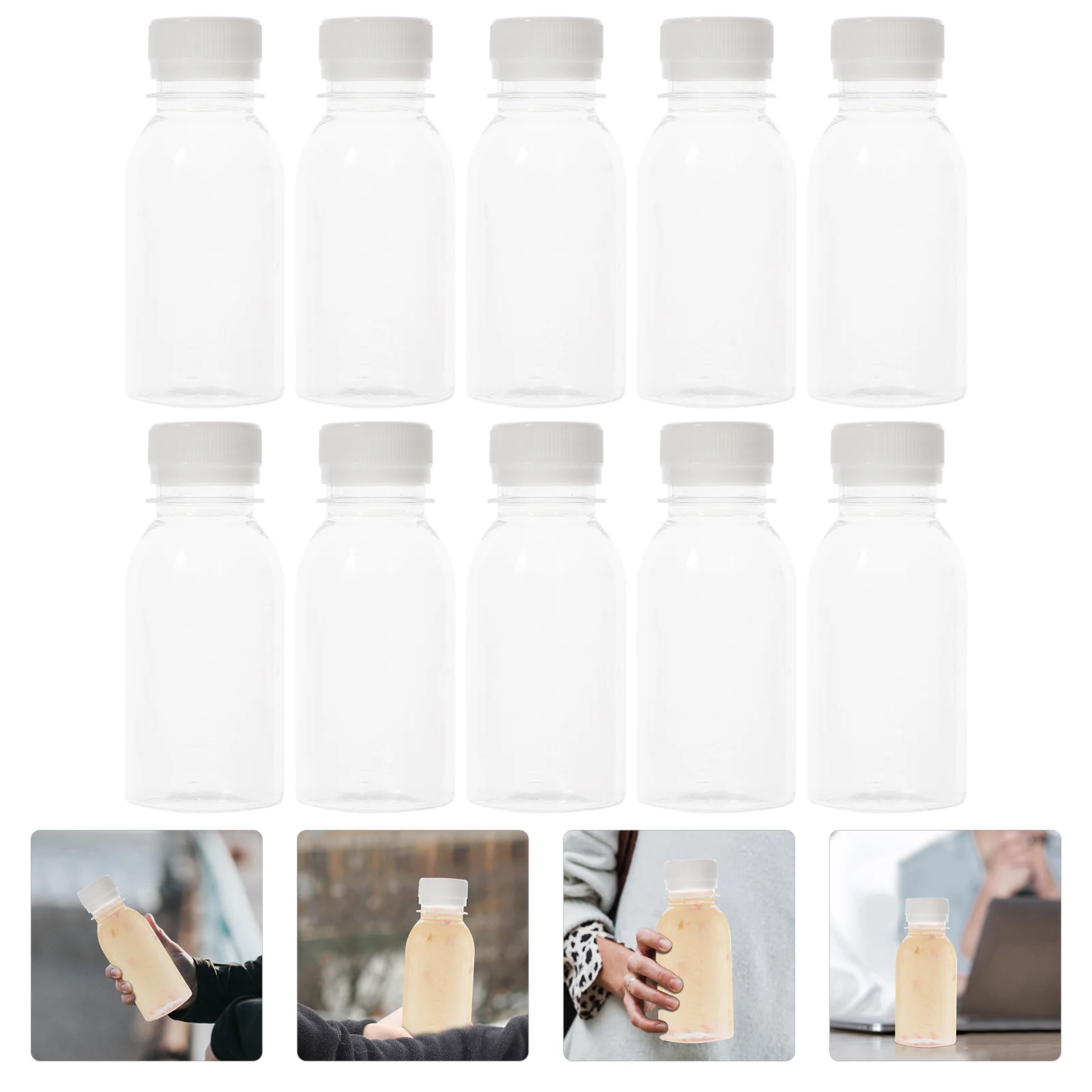 Beverage Bottles Portable Juice Bottles Drinking Empty Bottles Transparent Juice Bottles Clear Bottles For Outdoor (100ml)
Beverage Bottles Portable Juice Bottles Drinking Empty Bottles Transparent Juice Bottles Clear Bottles For Outdoor (100ml)