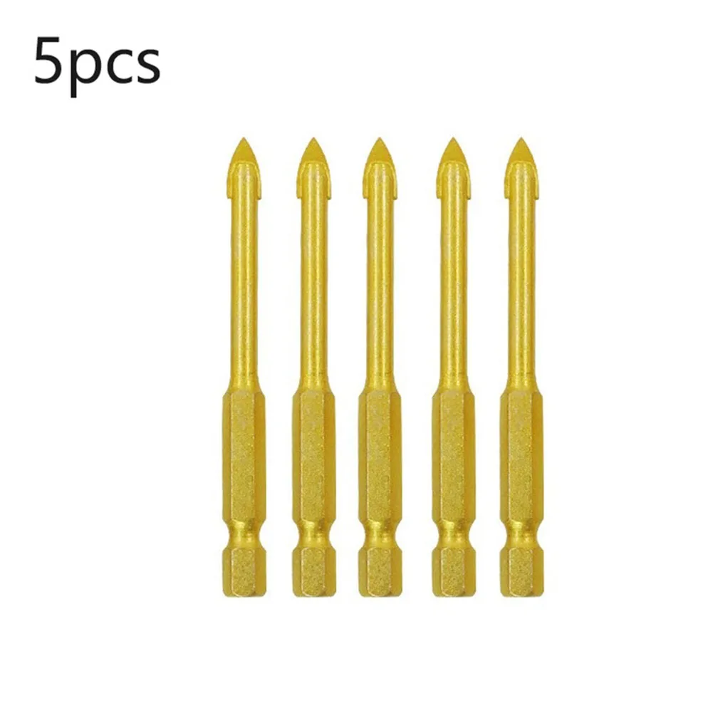 5pcs 6mm Cross Hexagon Tile Glass Drill Bit For Metal Ceramic Marble Porcelain Tile Plastic Wood Hole Saw
5pcs 6mm Cross Hexagon Tile Glass Drill Bit For Metal Ceramic Marble Porcelain Tile Plastic Wood Hole Saw