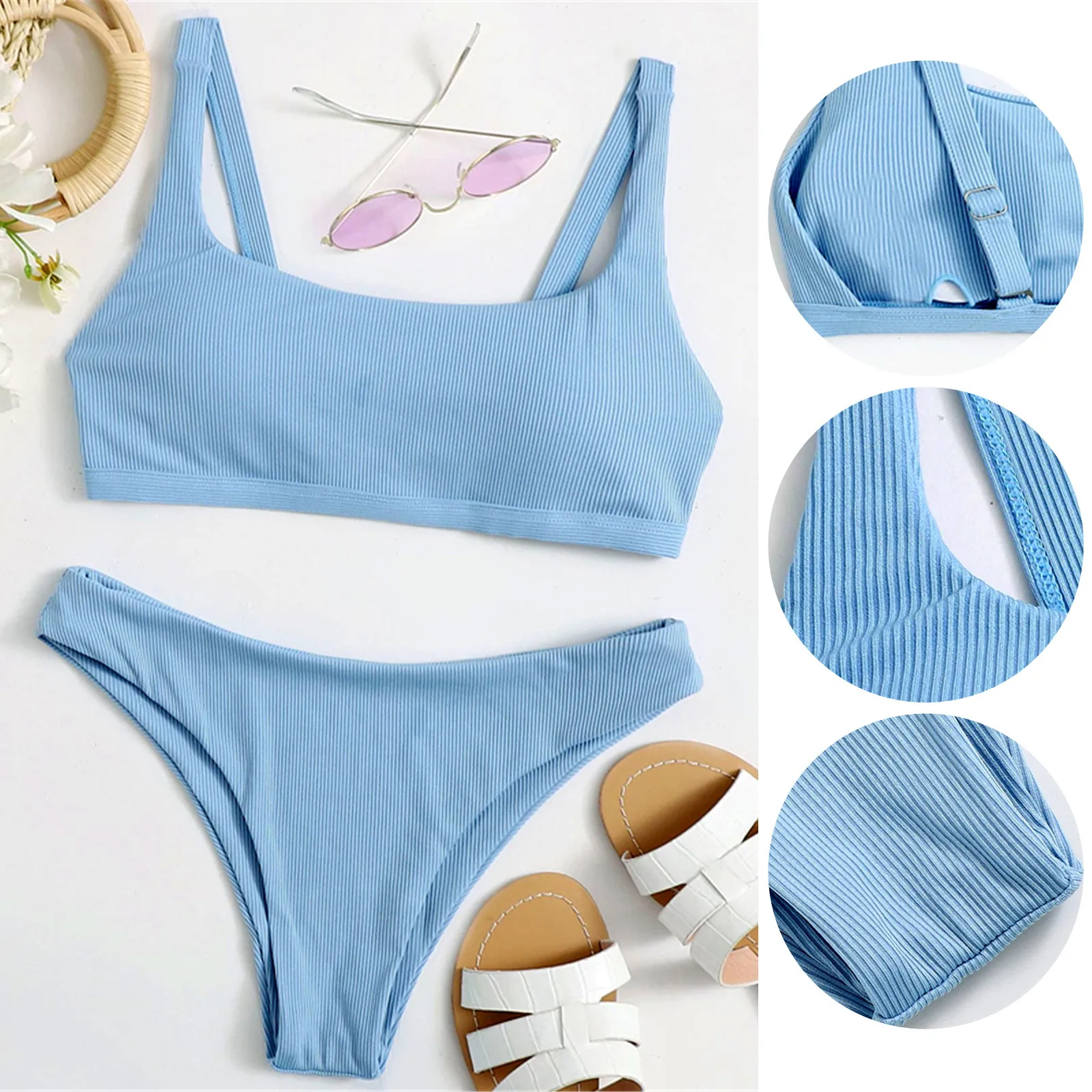 Sexy Bikinis Swimsuits Cut Out Women's Swimwear 2024 High Cut Bathing Suits Push Up Bikini Set Summer Beachwear Micro Bikini
Sexy Bikinis Swimsuits Cut Out Women's Swimwear 2024 High Cut Bathing Suits Push Up Bikini Set Summer Beachwear Micro Bikini